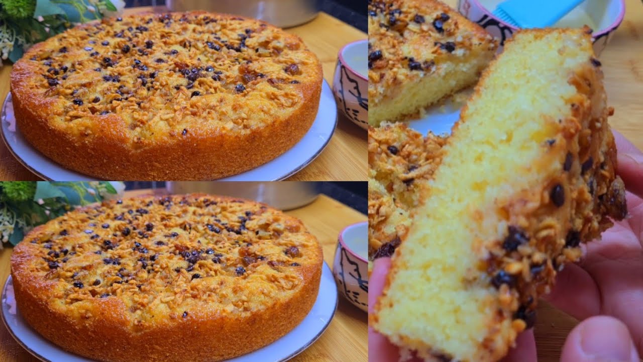عندك بيضة 🥚 والسميدة👌حضري بسبوسة مختلفة 😍بطبقة معلكة ولذيذة ضروري تجربيها ❤️❤️❤️