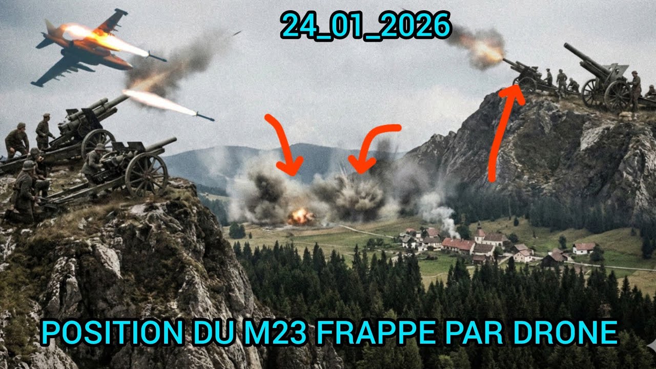 24_01 HABARI ZA KWELI MCHANA WA LEO KUTOKA KWENYE UWANJA WA VITA NDEGE ZA FARDC ZAWAPIGA M23 WALIKAL