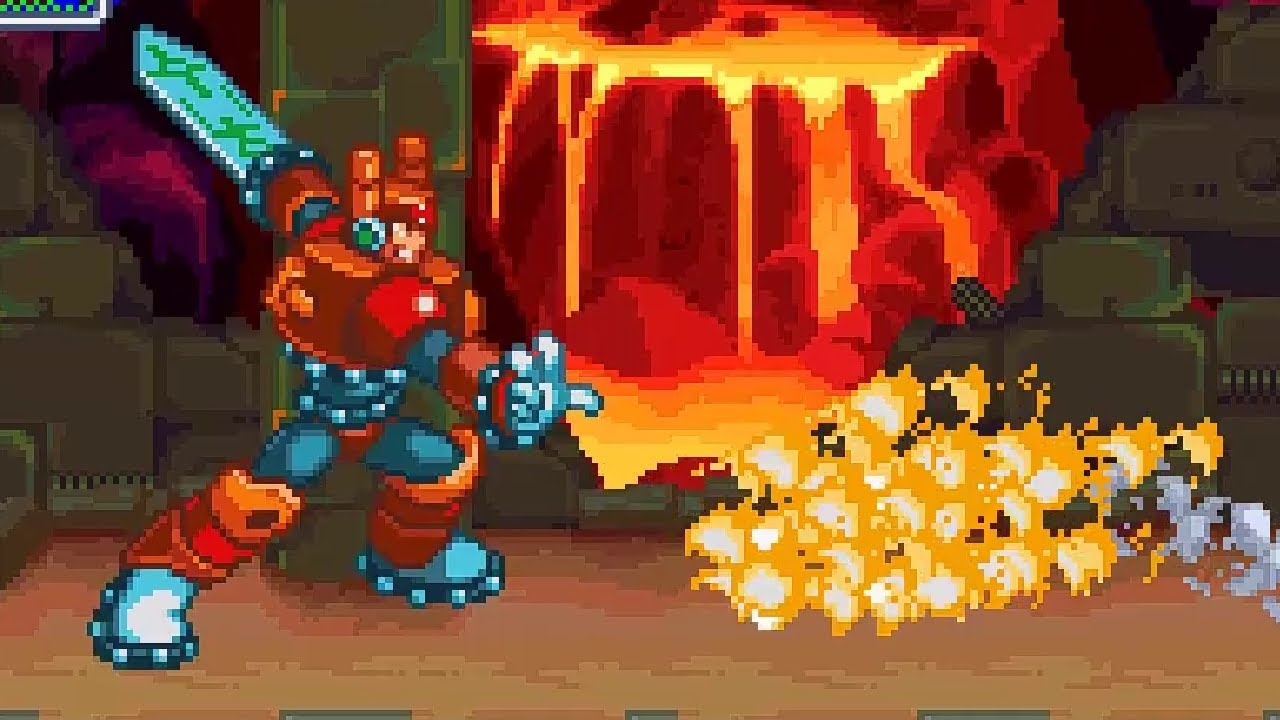 Mega Man 8 Undub - Sword Man - HD Japanese Voices 60 FPS