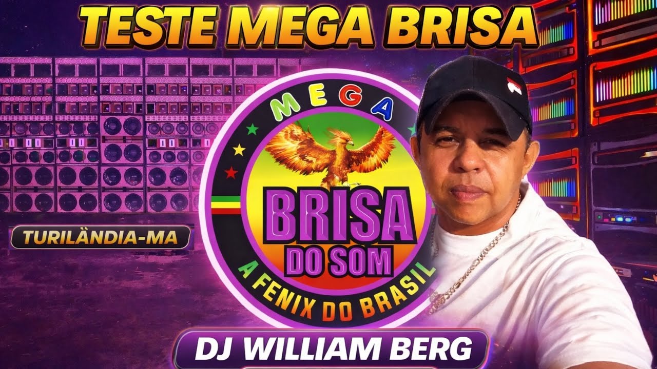 MEGA BRISA TESTANDO_DJ WILLIAM BERG NAS LIGAÇÕES_RADIOLA TOCANDO NA MEDIDA EXATA 