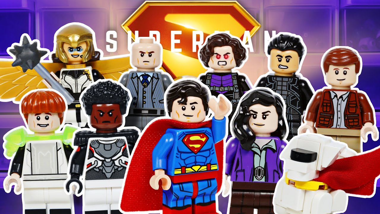 LEGO DC SUPERMAN 2025 - Building All Main Characters! 🦸‍♂️
