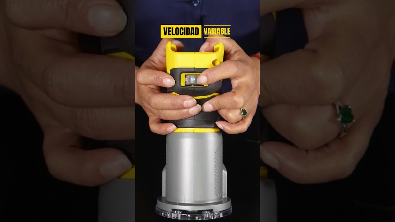 Router Inalámbrico Stanley SCW400B-B3 1/4” – 20V Brushless | 16,000 a 30,000 RPM | www.tihsa.com