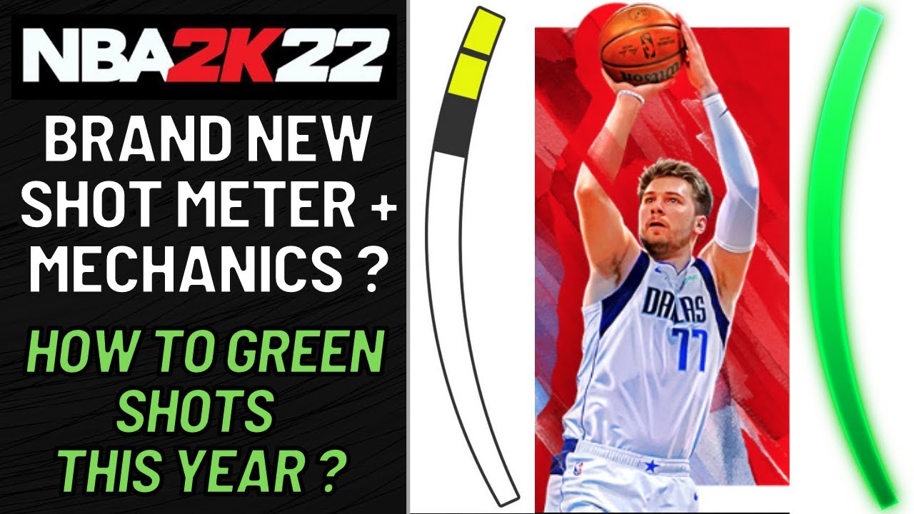 NBA 2K22 NEWS How to Shoot with NEW SHOT METER + DYNAMIC MAKE WINDOW: 2K22 Tips Preview.