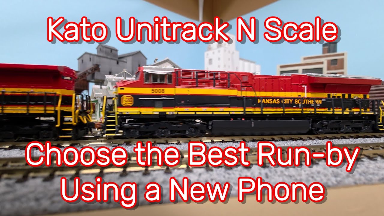Kato Unitrack N Scale Train Run-By's - Choose the Best One - New Phone