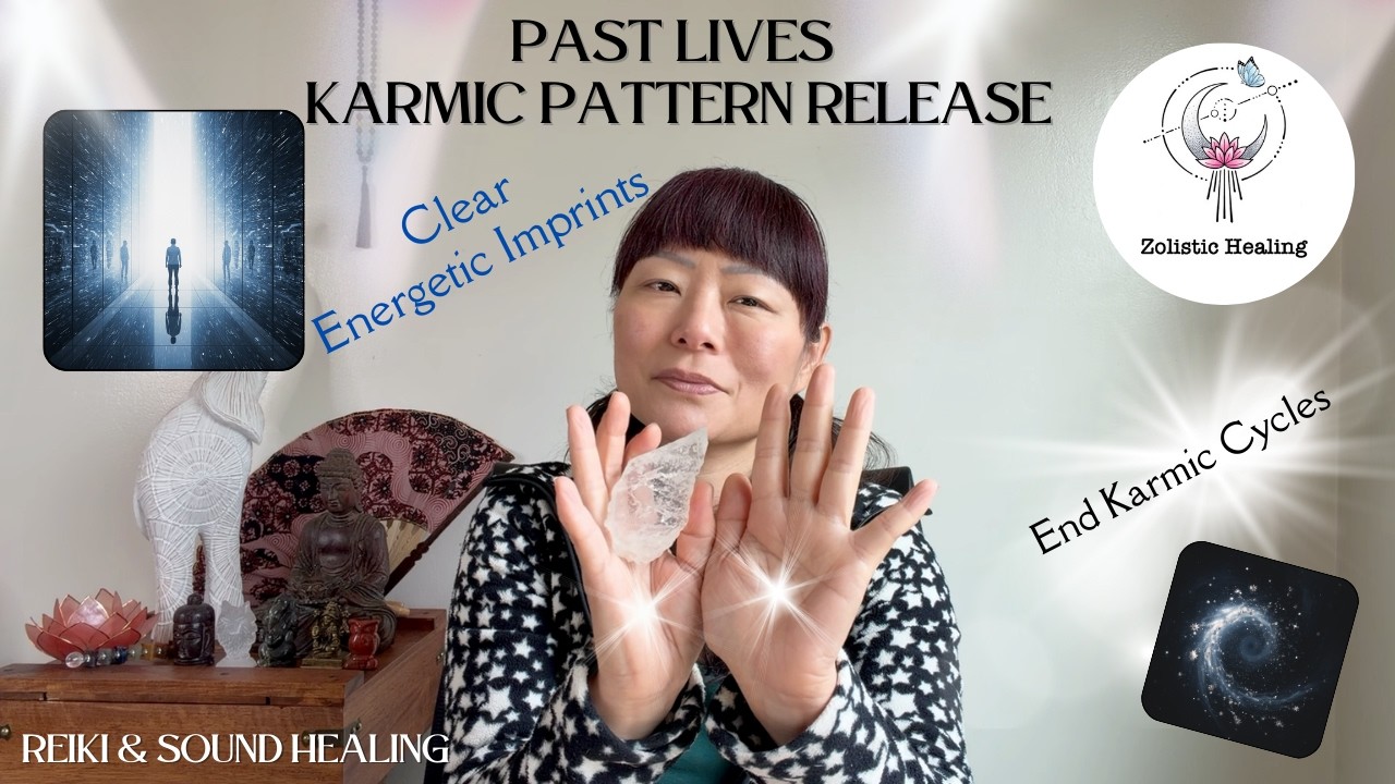 🧝‍♂️ Past Lives Karmic Pattern Release 🕊️ | Reiki Energy & Sound Healing