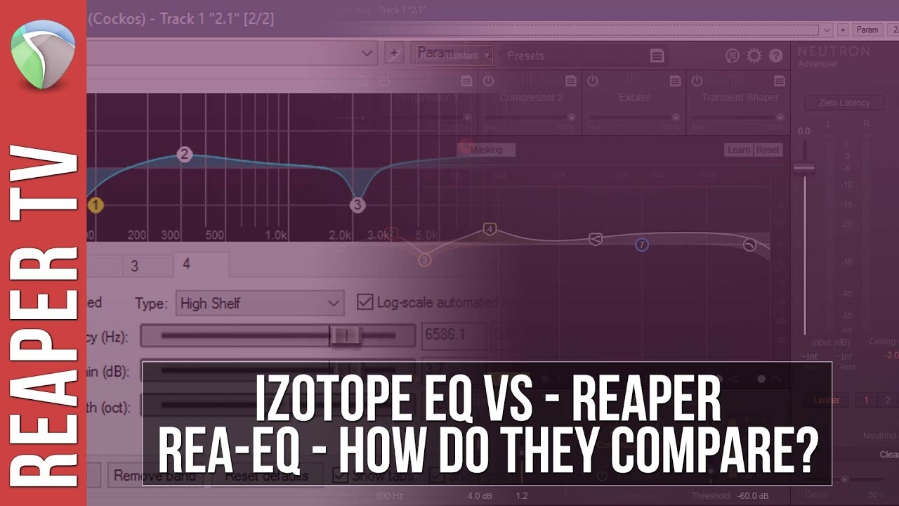 Reaper ReaEQ vs iZotope Neutron EQ & Track Assist - Does it Suck?