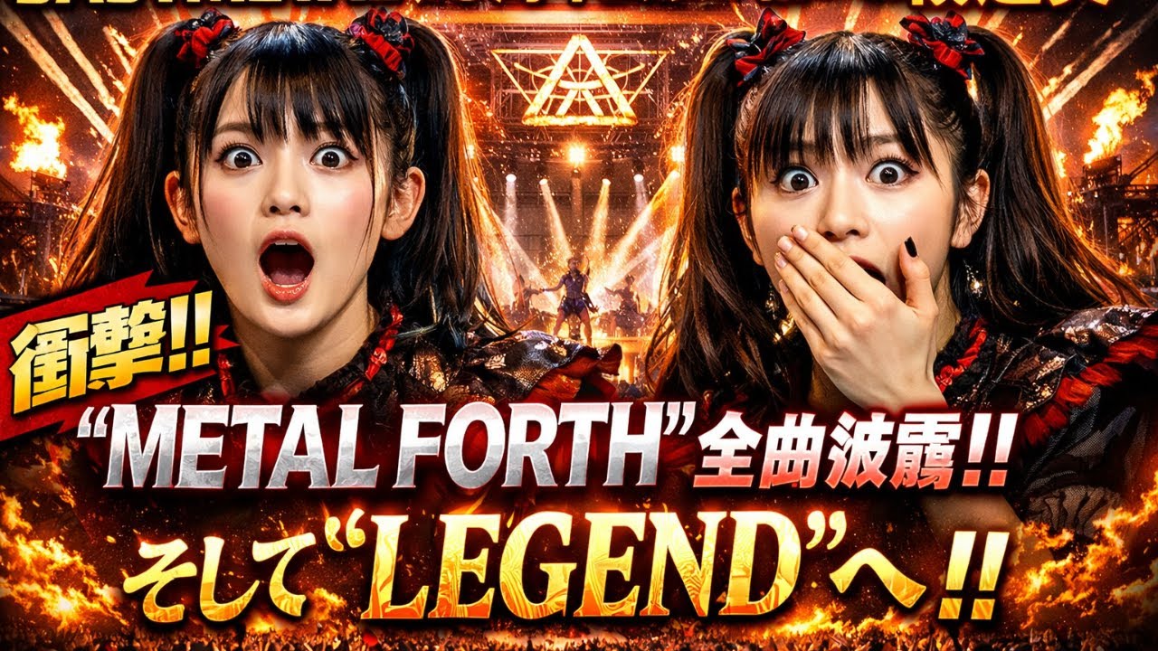 BABYMETAL 15周年公演の奇跡｜『METAL FORTH』全曲披露からLEGENDへ響く構造美#BABYMETAL #METALFORTH