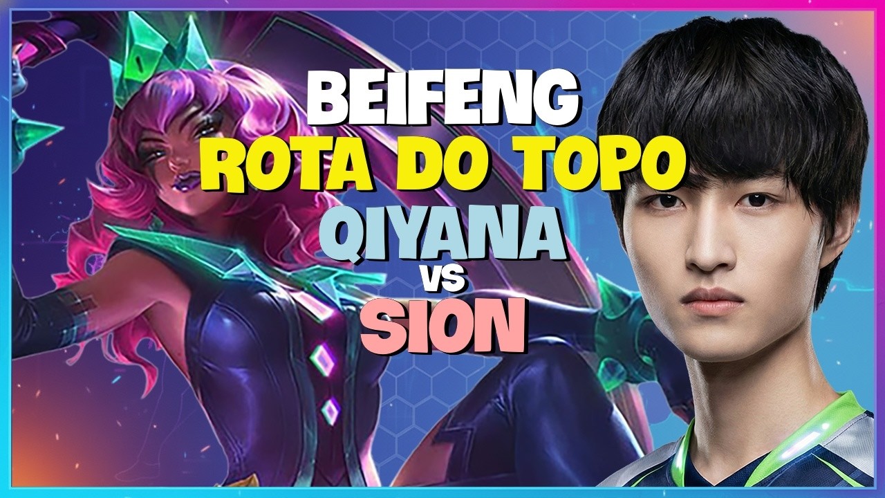 BeiFeng Qiyana : Esse maluco está MASSACRANDO no Super Server mesmo na Rota do Topo