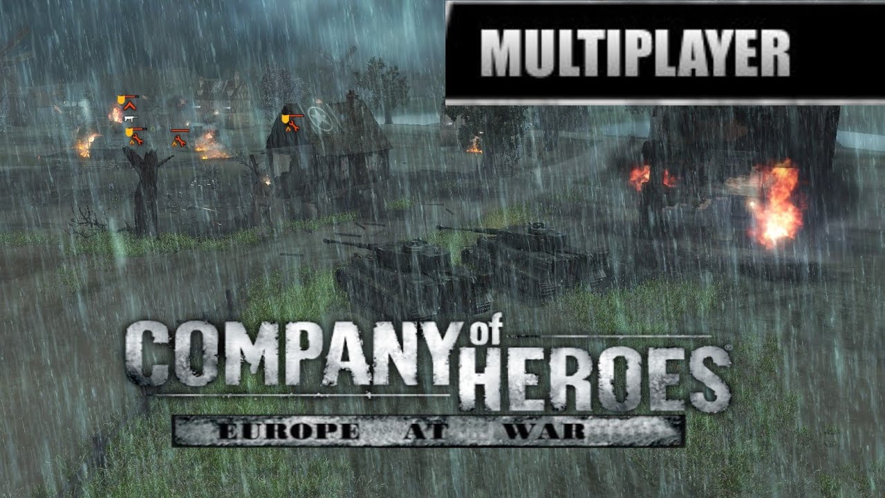 Company of Heroes Co-Op (Quiet Front) 2vs4 Expert CPU [Europe At War mod]
