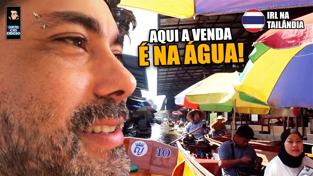 NAVEGANDO PELO MERCADO FLUTUANTE DE BARQUINHO | IRL NA TAIL&Acirc;NDIA