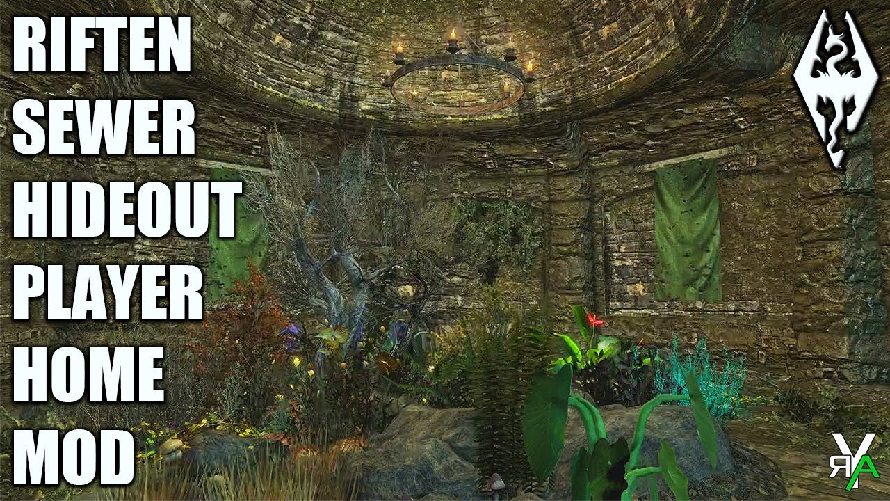 RIFTEN SEWER HIDEOUT: Thief Player Home- Xbox Modded Skyrim Mod Showcase