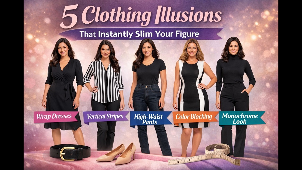 5 Clothing Illusions That Instantly Slim Your Figure