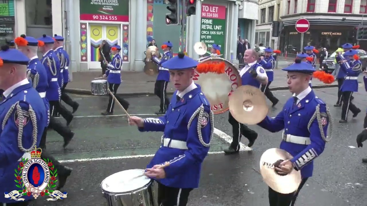 Whiterock Flute Band @ ABOD Remembrance Parade 12/11/22