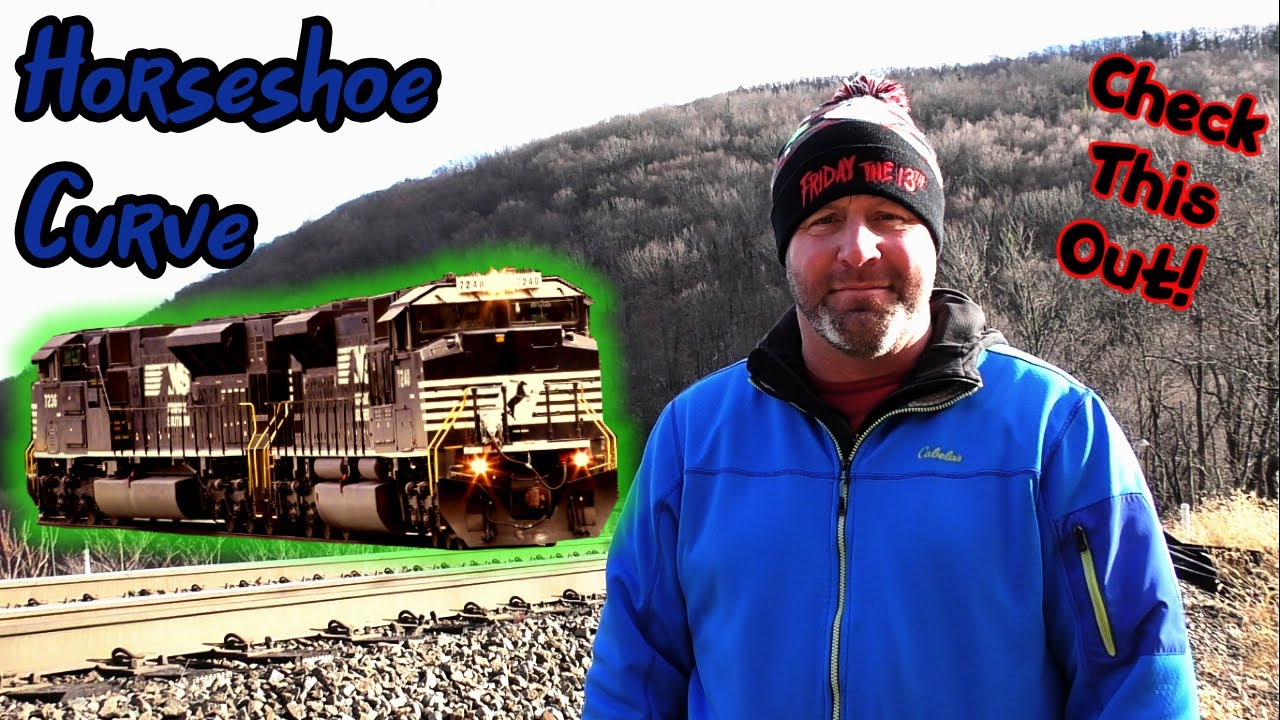 The BACKSIDE Of Horseshoe Curve - Incredibly Close Action