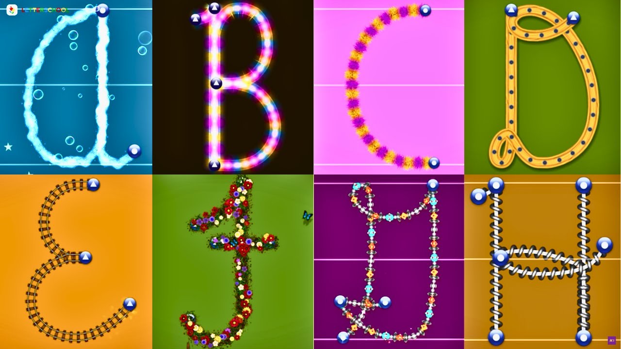 LetterSchool - Learn to Write | Uppercase Cursive Letters A to Z | Full Gameplay | Fun ABC App