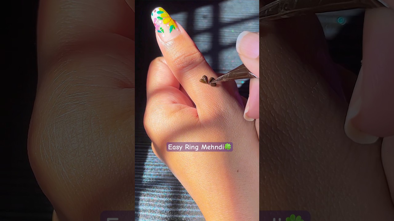 Ring Mehndi Design 😍✨ #mehndi #henna