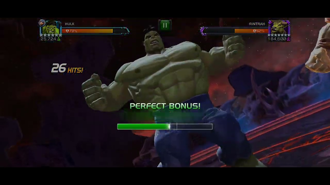 Hulk vs Nightmare Raids Rintrah boss - right path easy dmg cap