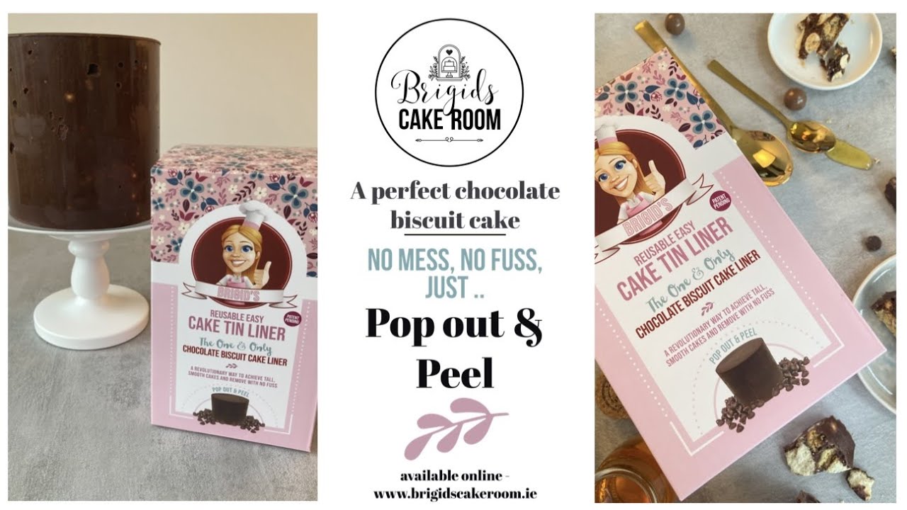 How to make Chocolate Biscuit Cake using Brigid's Easy Cake Tin Liners.
