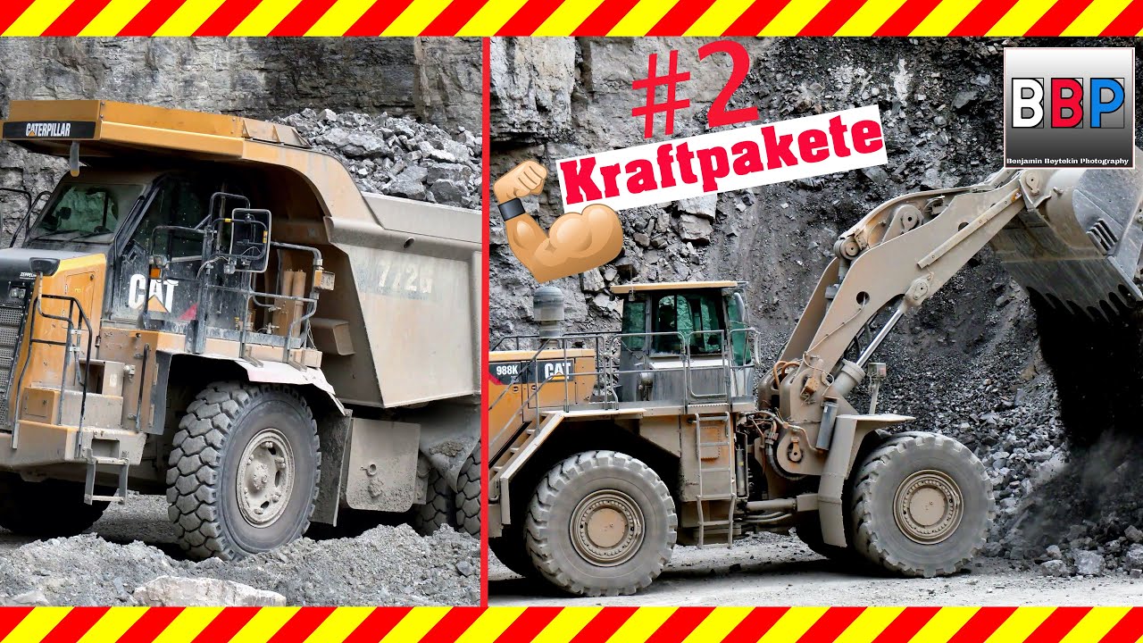⚡ Caterpillar 988K XE ⚡ & 772G, Germany, 2021 #2