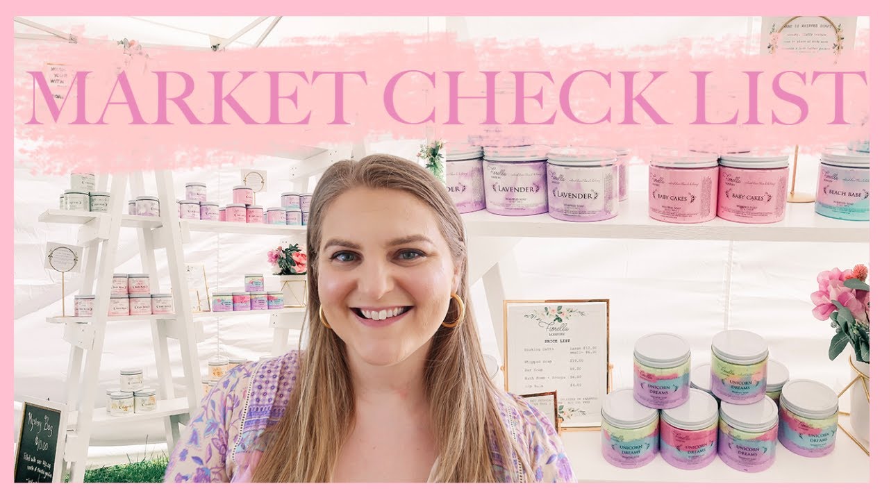 What To Buy For Market Booth Set Up // Equipment For Selling At Markets