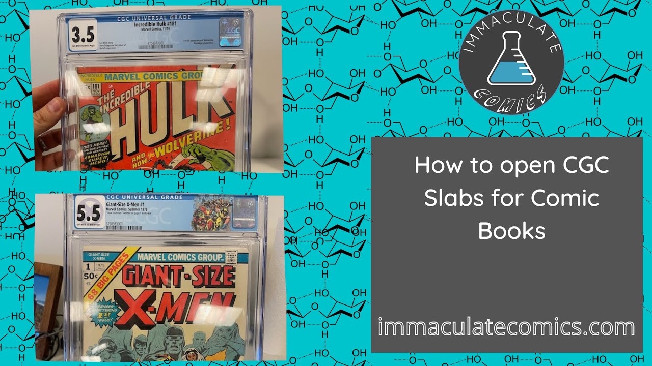 How to open a CGC comic book slab