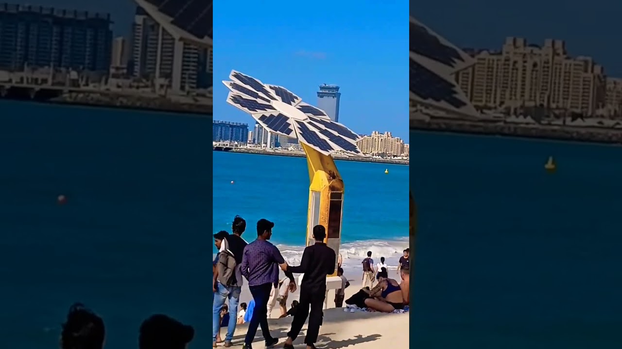 JBR Beach Dubai UAE 🇦🇪#trekking #destination #discovery #touristattractions #2024 @Beach4U