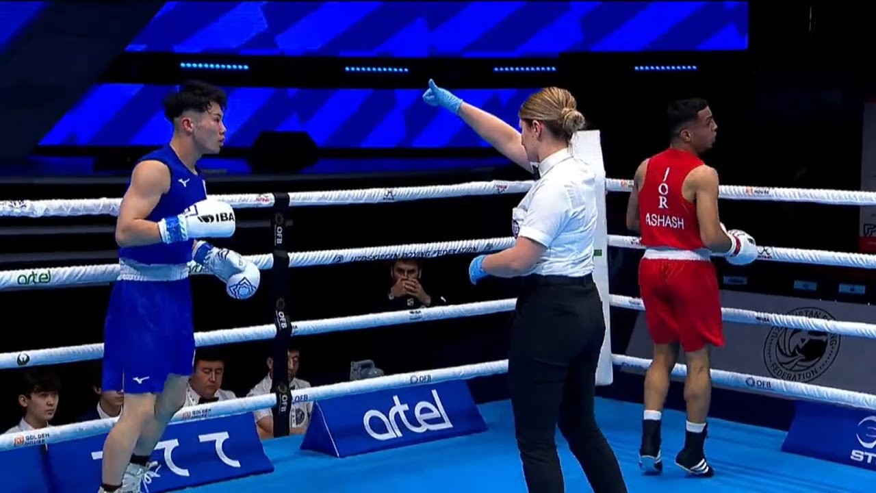 R64 (57KG) IASHASH YOUSEF (JOR) vs HARADA SHUDAI (JPN) | IBA Men's World Boxing Championships 2023