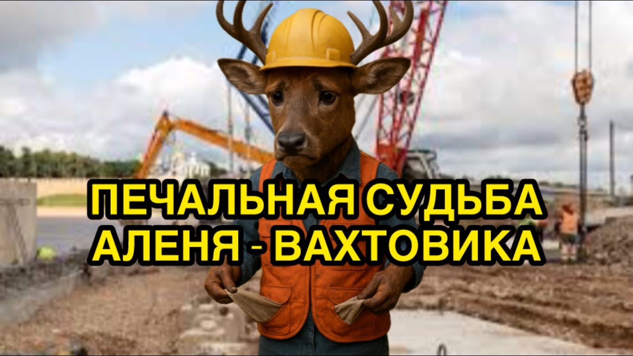 Печальная судьба аленя - вахтовика. История из жизни.