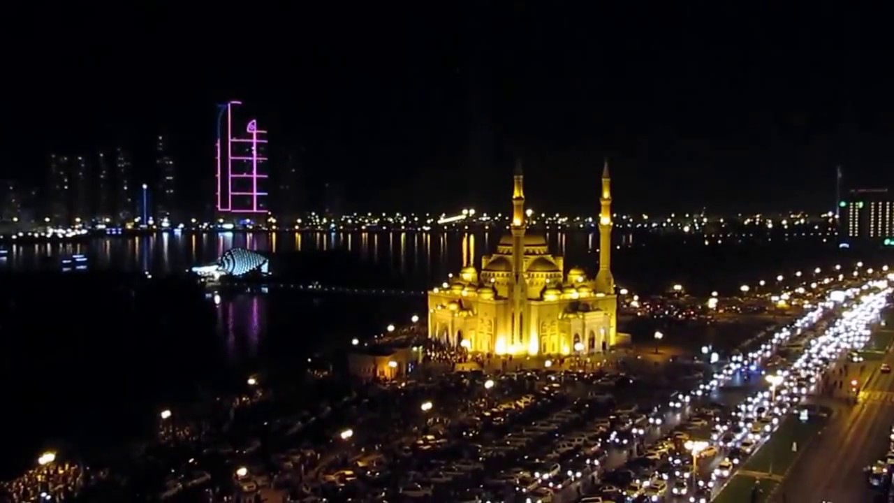 New Year 2017 Fireworks Al Majaz Waterfront Sharjah UAE 1.1.2017