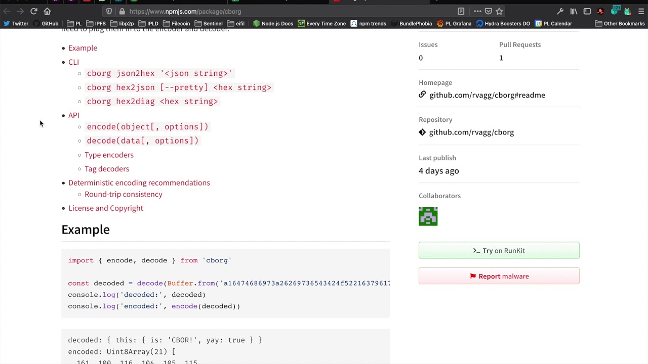 1 - CBOR encoding and refactoring to use multiformats