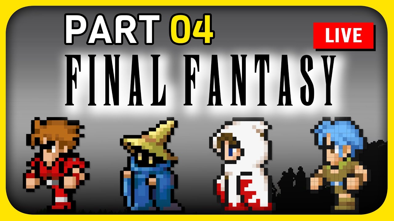 Final Fantasy (Pixel Remaster) Part 4 | Earth Crystal, Cresent Lake, 12 Sages, Mt Gulg, Fire Crystal