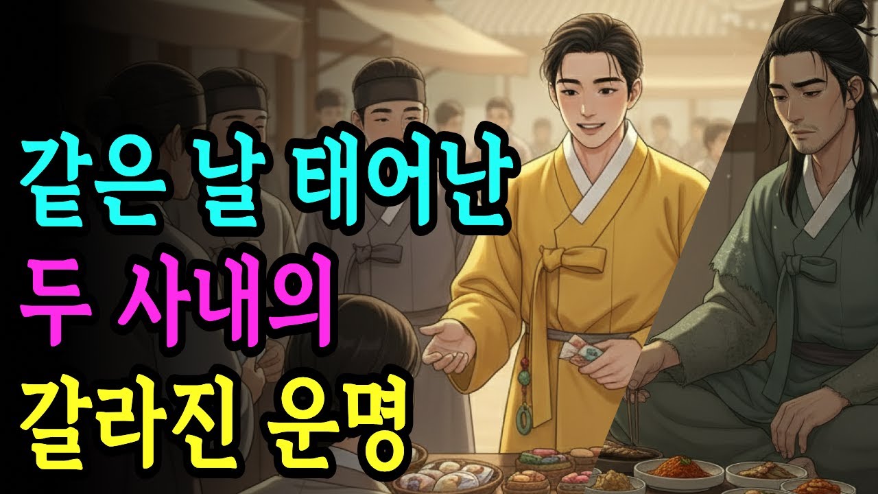 같은 날 태어난 두 사내의 갈라진 운명 | 야담, 민담, 설화, 옛날이야기