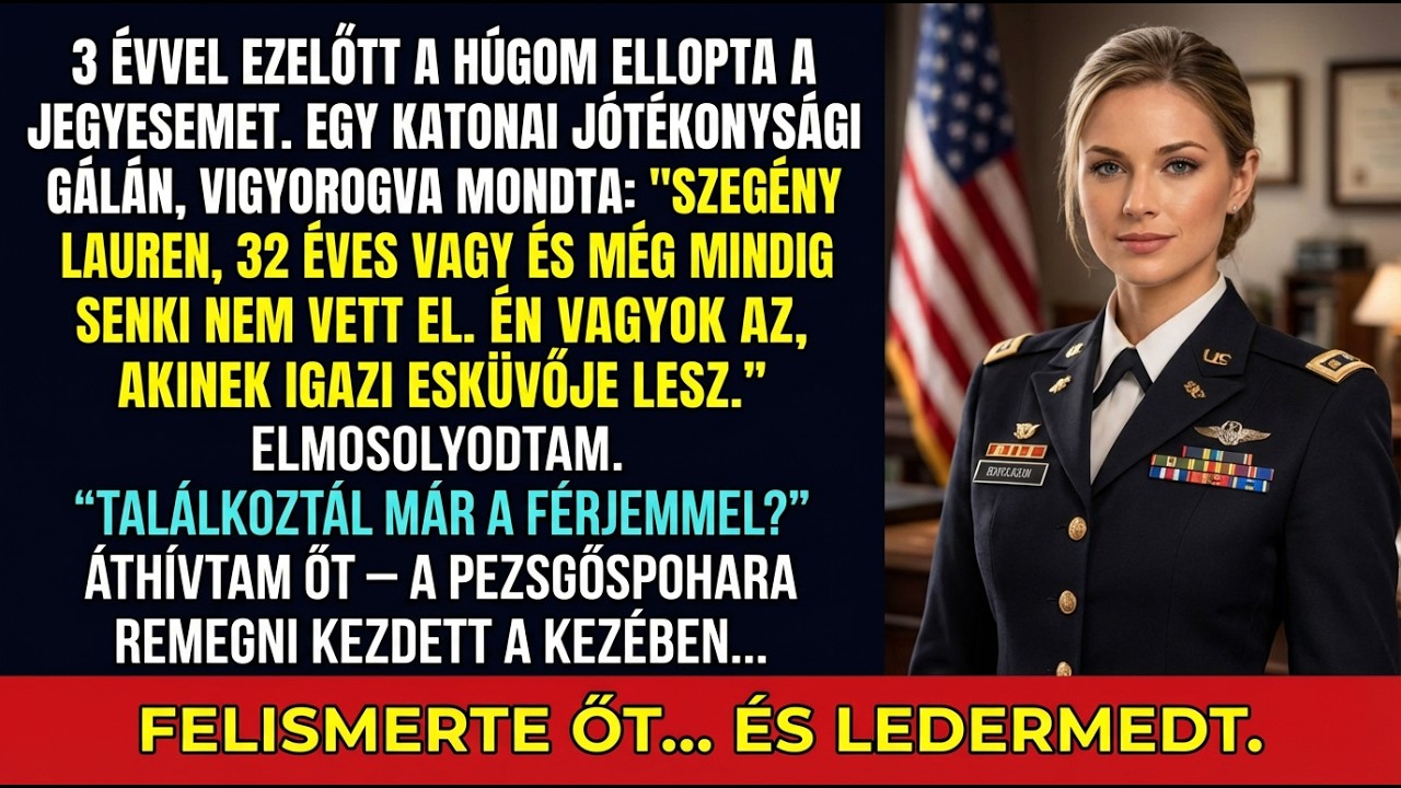 A húgom elvette a vőlegényem és megalázott egy gálán — majd lefagyott, amikor meglátta...