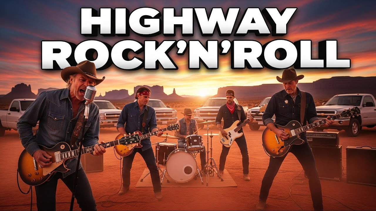Desert Country Band • Western Live Performance • American Rock Music 2025 | HIGHWAY ROCK’N’ROLL 🎸