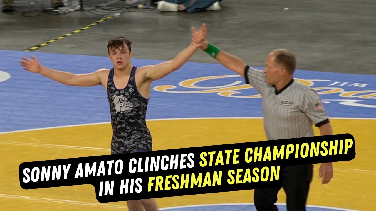 The Freshman, Sonny Amato Clinches State Title | 2024 NJSIAA State Tournament 144 lb. Final
