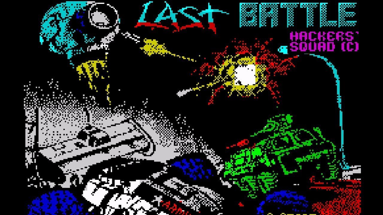 Last Battle. (Zx Spectrum) Играем в пошаговую стратегию. Партия с компьютером на уровне 