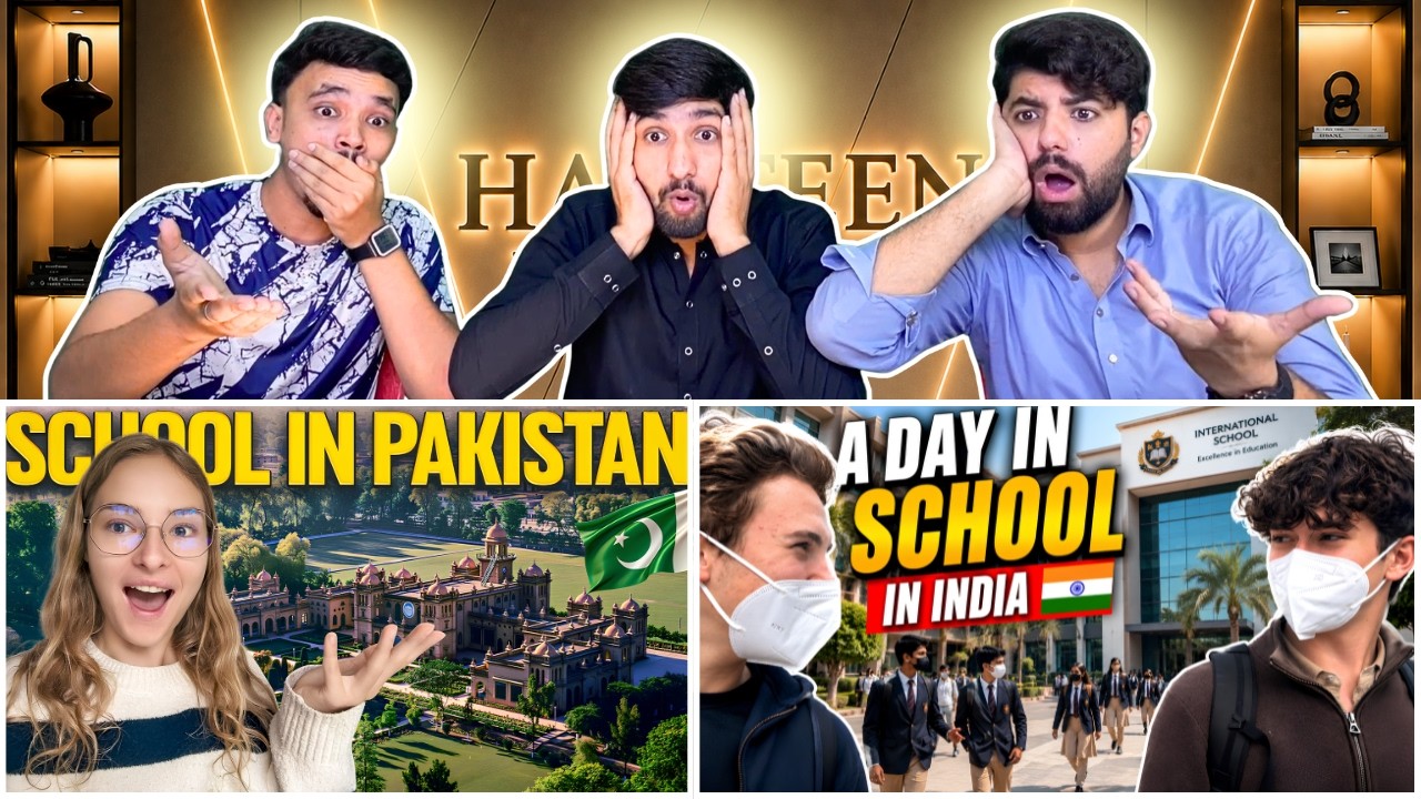 🏫🌍 Foreigner Spends a Day in India vs Pakistan School &ndash; Which Is Better? #reaction