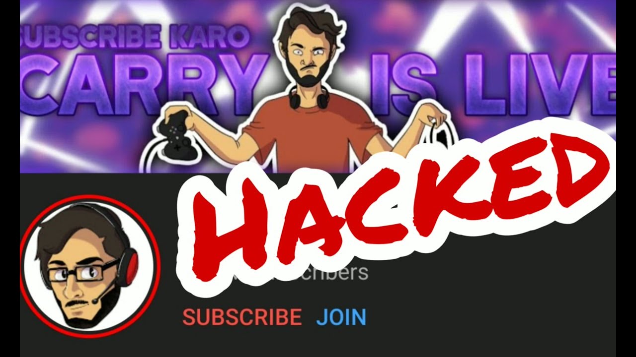 Carryminati Gaming Channel Hacked | CarryisLive Channel Hacked | live video recording | Carryminati