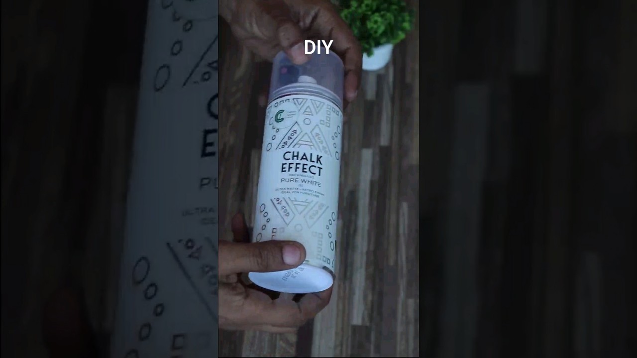 white CHALK EFFECT spray paint unboxing 🤯 | iron cutting blade paint #shorts #short #viral #unboxing