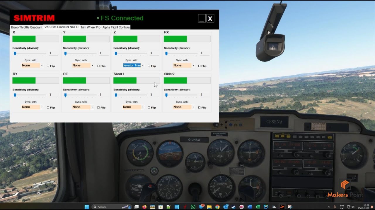 SimTrim: Elevate Flight Sim with Real Trim Wheel Feel