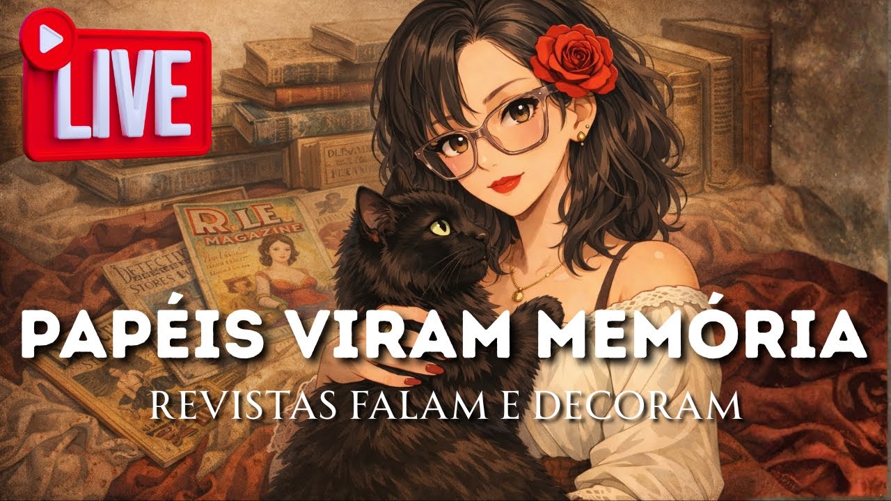 LIVE | O Que o Papel Guarda | revistas falam e decoram