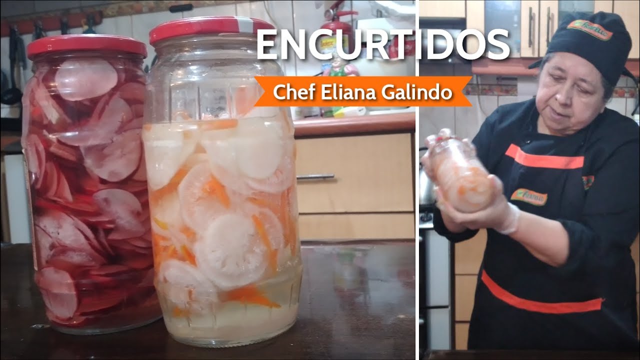 ENCURTIDOS DE VEGETALES | Rabanito, ají, nabo y zanahoria 🥕