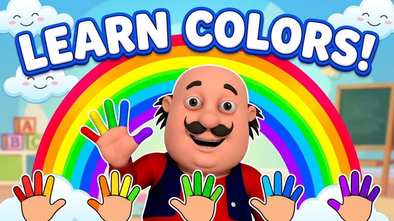 Motu Finger Family Song 🖐️ | Learn Colors for Kids with Motu & Friends! 🌈