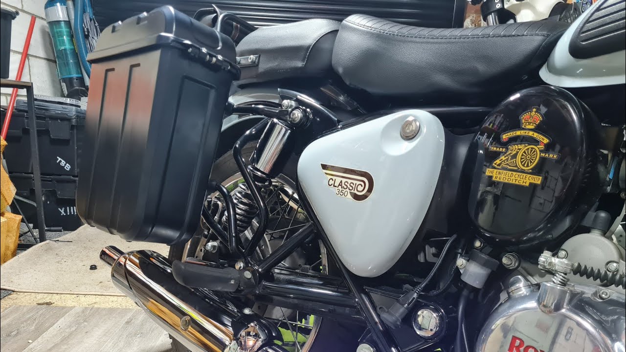 Поворотники RE Classic 350 БУДУТ лежать у меня в гараже, а также в багаже ​​для Эрни!