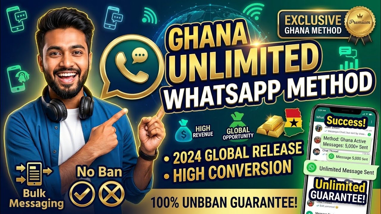How to Create Unlimited Ghana  WhatsApp | New Method