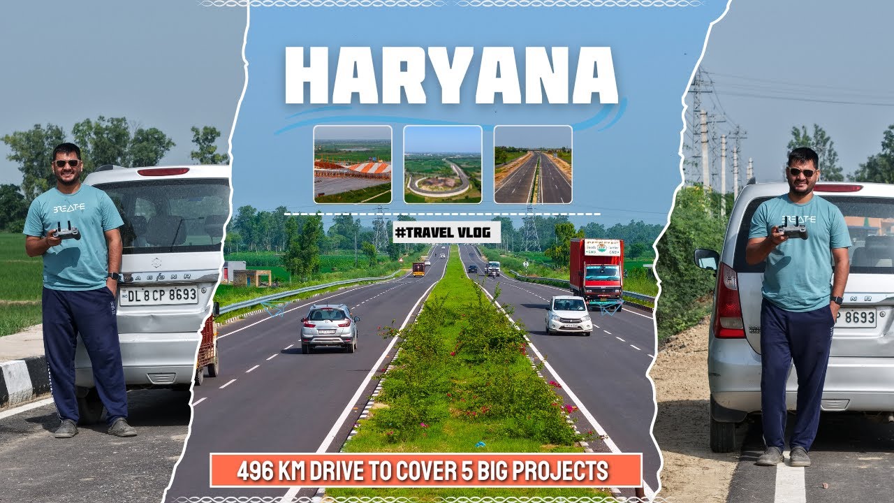 497 KM Drive to Cover 5 Big Projects in Haryana | Shoot Day BTS Vlog