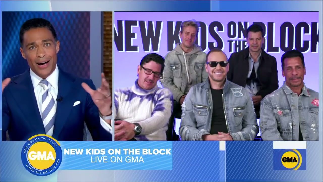 NKOTB performs new single ‘Bring Back the Time’ with Rick Astley, En Vogue, and Salt-N-Pepa on 'GMA'