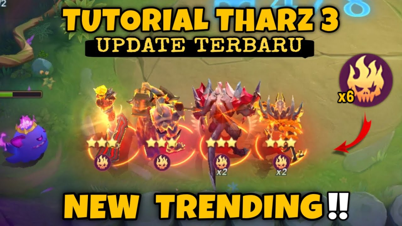 HOW TO USE THARZ SKILL 3 PROPERLY BASIC STRATEGY‼️ NEW TRENDING SYNERGY - MAGIC CHESS TUTORIAL 2024