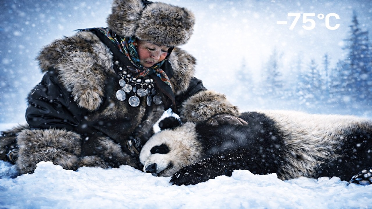 80-Year-Old Grandma Saves a Baby Panda Trapped in -71°C Snow: A Heart-Melting Forest Rescue