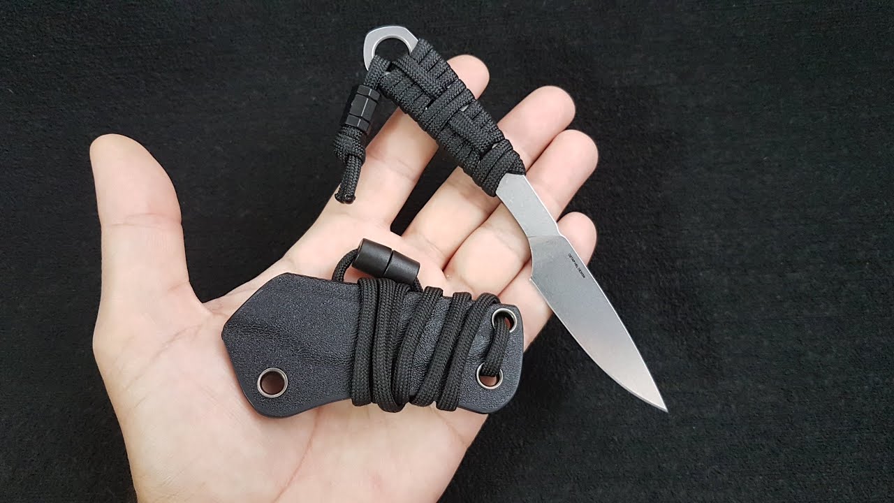 Real Steel Marlin 3515 a escena: Un neck knife en estado puro.